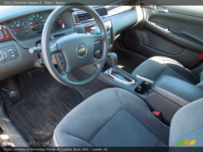 Black / Ebony 2011 Chevrolet Impala LS