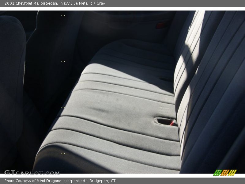 Navy Blue Metallic / Gray 2001 Chevrolet Malibu Sedan