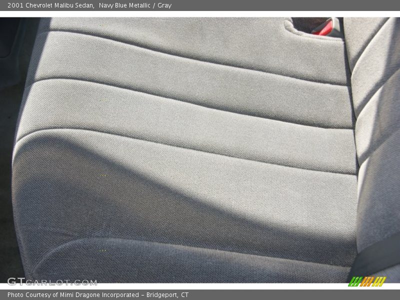 Navy Blue Metallic / Gray 2001 Chevrolet Malibu Sedan