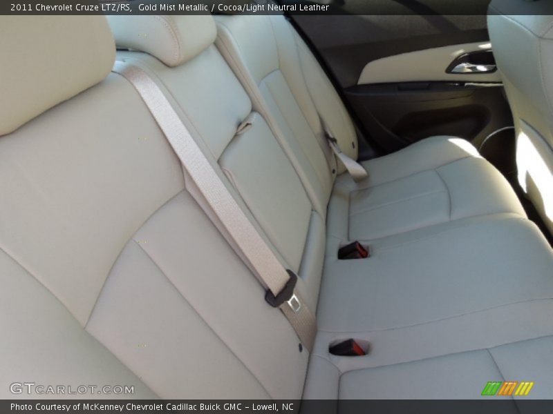 Gold Mist Metallic / Cocoa/Light Neutral Leather 2011 Chevrolet Cruze LTZ/RS