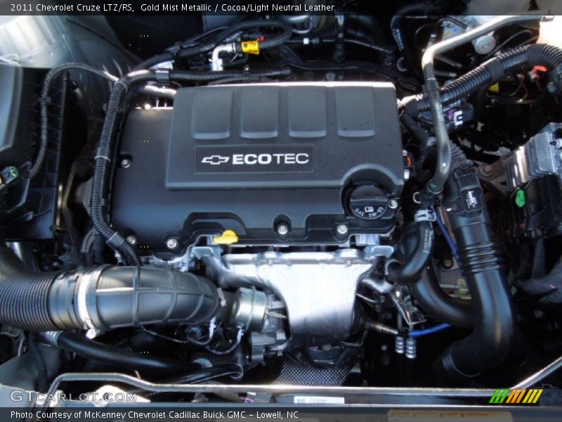  2011 Cruze LTZ/RS Engine - 1.4 Liter Turbocharged DOHC 16-Valve VVT ECOTEC 4 Cylinder