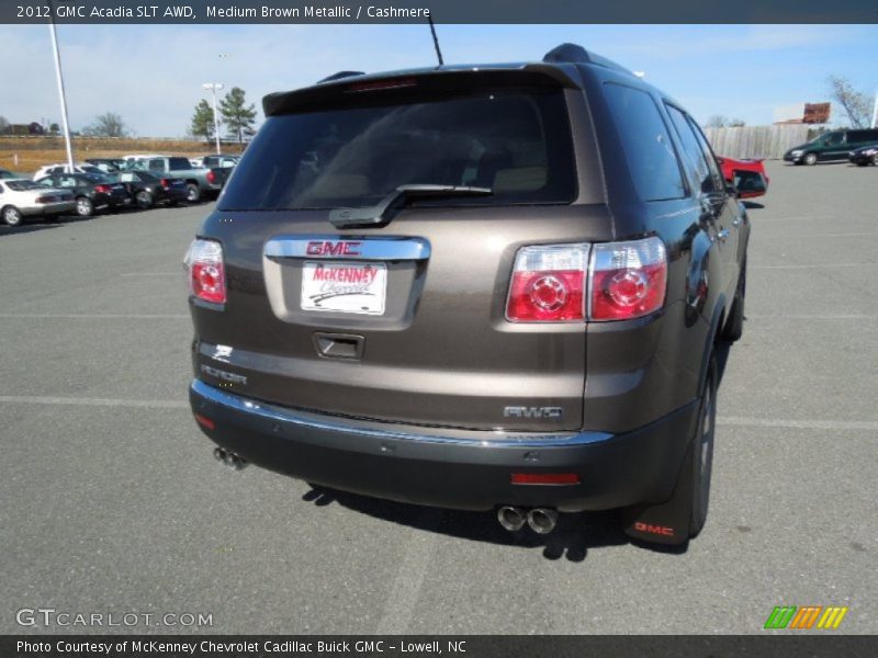 Medium Brown Metallic / Cashmere 2012 GMC Acadia SLT AWD