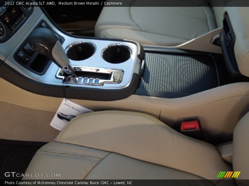 Medium Brown Metallic / Cashmere 2012 GMC Acadia SLT AWD