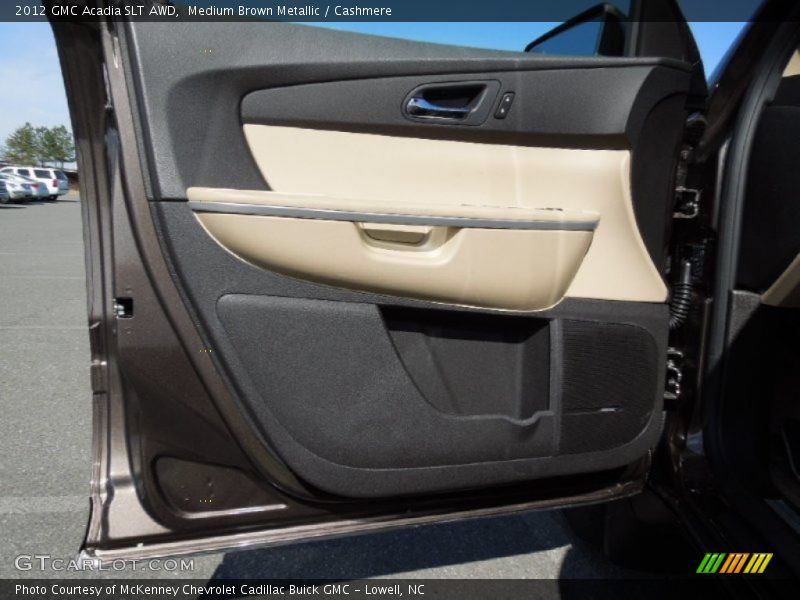 Medium Brown Metallic / Cashmere 2012 GMC Acadia SLT AWD