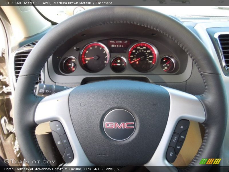 Medium Brown Metallic / Cashmere 2012 GMC Acadia SLT AWD