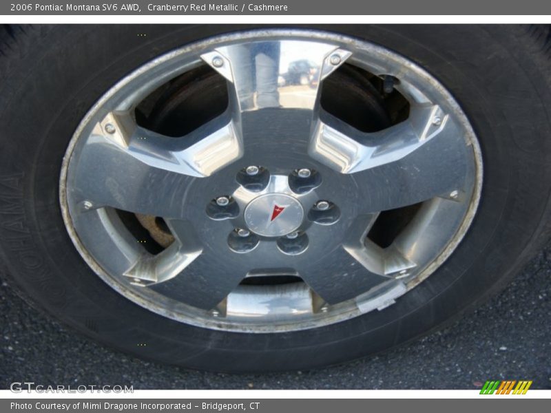 Cranberry Red Metallic / Cashmere 2006 Pontiac Montana SV6 AWD