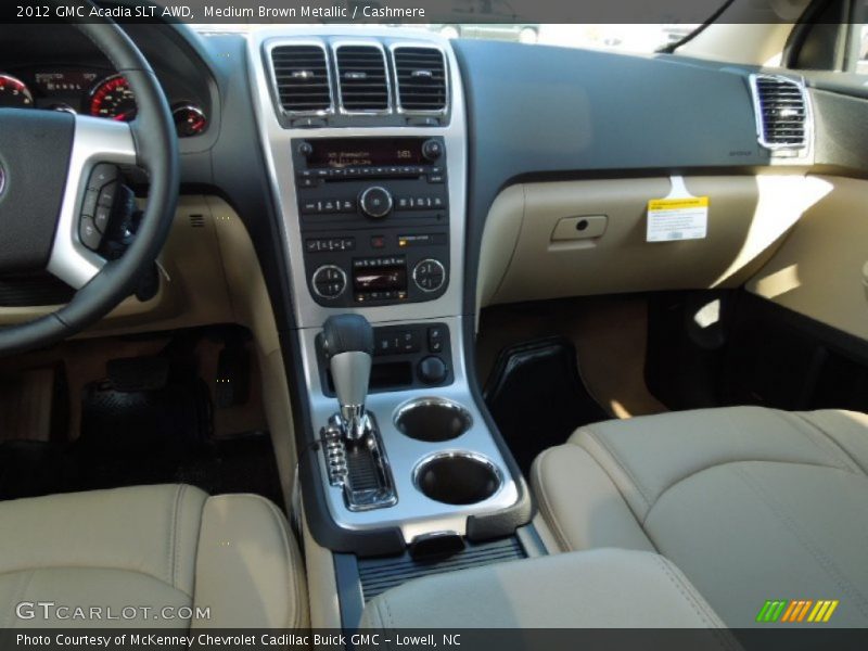 Medium Brown Metallic / Cashmere 2012 GMC Acadia SLT AWD