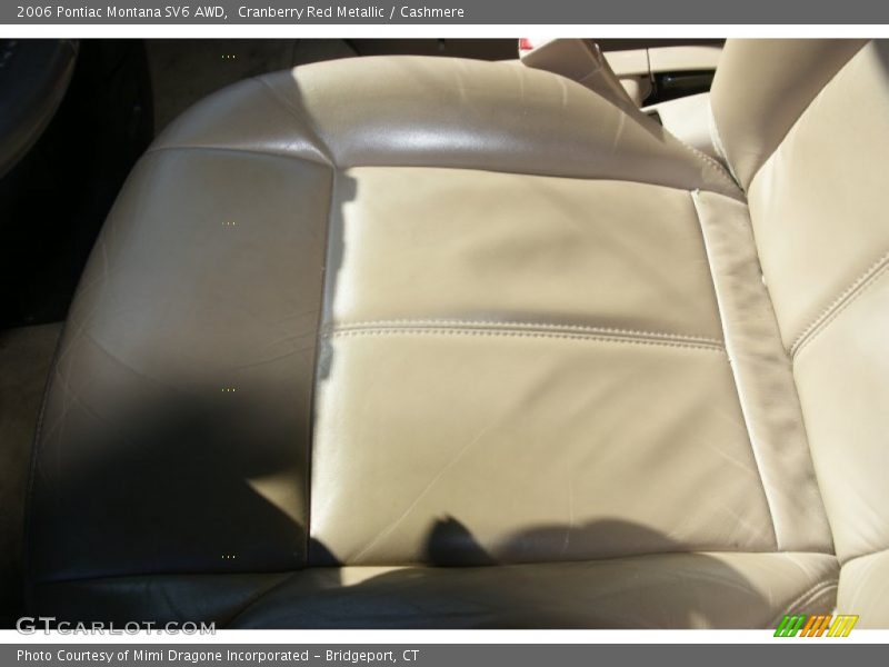 Cranberry Red Metallic / Cashmere 2006 Pontiac Montana SV6 AWD