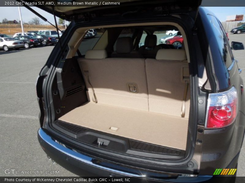 Medium Brown Metallic / Cashmere 2012 GMC Acadia SLT AWD