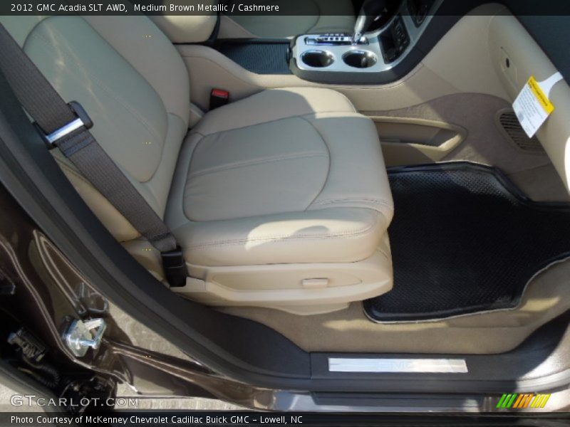 Medium Brown Metallic / Cashmere 2012 GMC Acadia SLT AWD