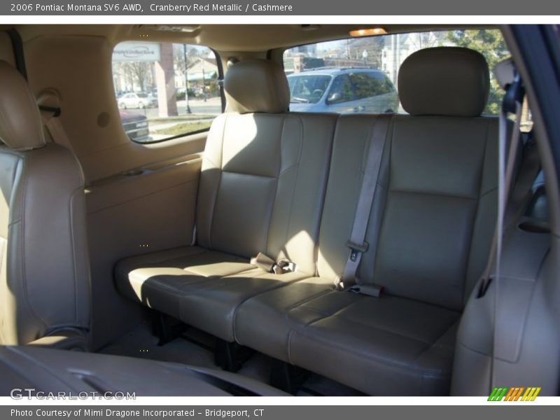 Cranberry Red Metallic / Cashmere 2006 Pontiac Montana SV6 AWD