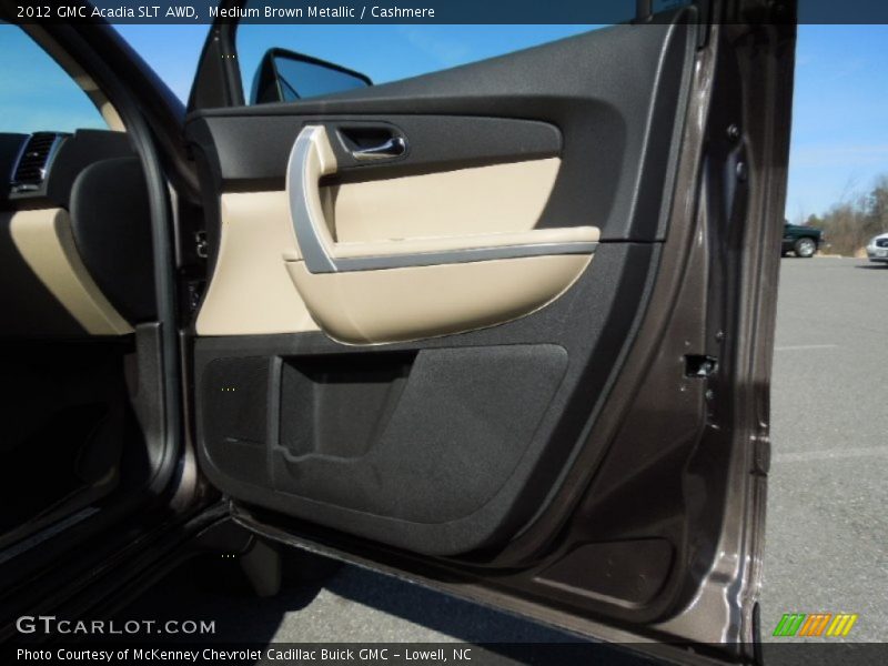 Medium Brown Metallic / Cashmere 2012 GMC Acadia SLT AWD