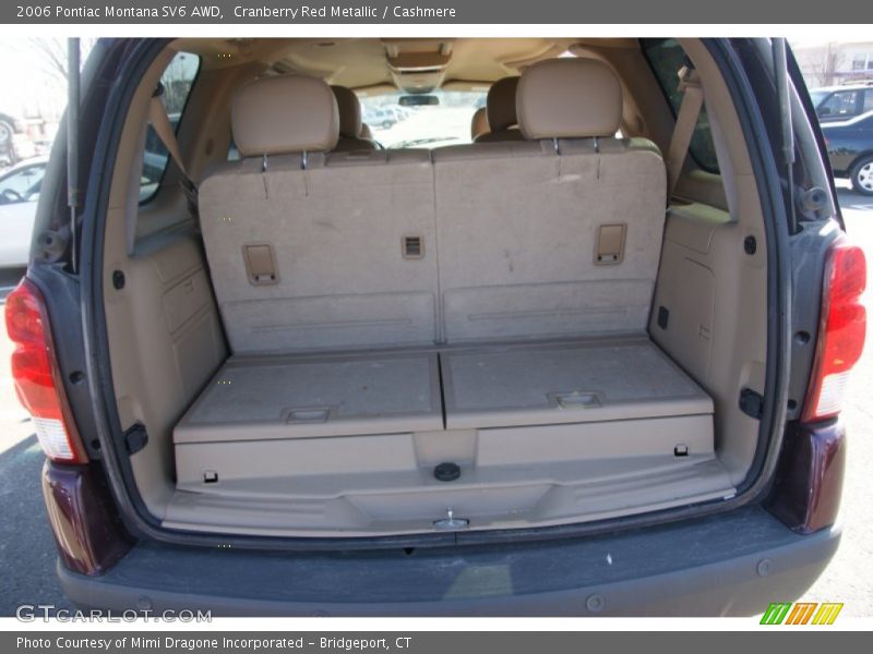 Cranberry Red Metallic / Cashmere 2006 Pontiac Montana SV6 AWD