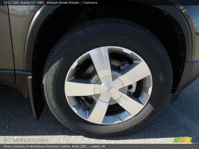 Medium Brown Metallic / Cashmere 2012 GMC Acadia SLT AWD