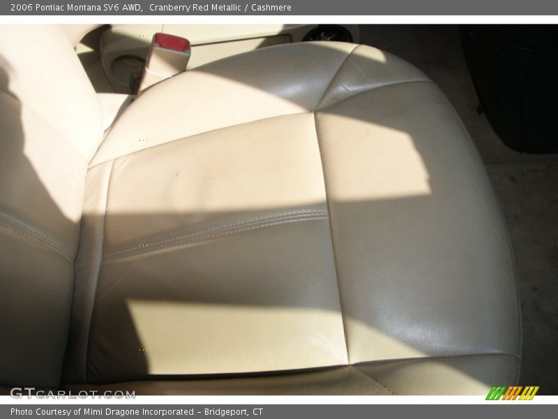 Cranberry Red Metallic / Cashmere 2006 Pontiac Montana SV6 AWD