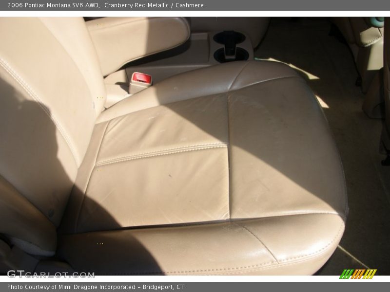 Cranberry Red Metallic / Cashmere 2006 Pontiac Montana SV6 AWD