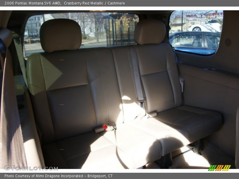 Cranberry Red Metallic / Cashmere 2006 Pontiac Montana SV6 AWD