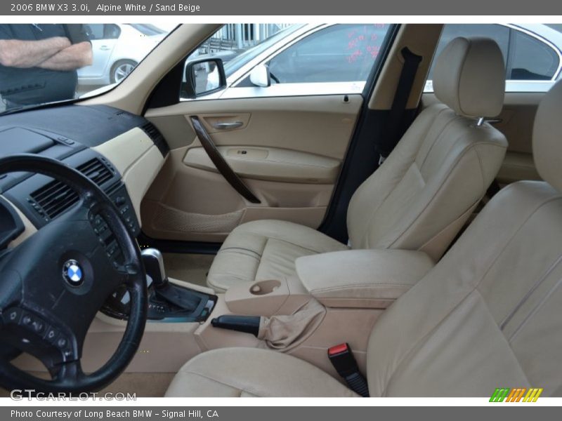 Alpine White / Sand Beige 2006 BMW X3 3.0i
