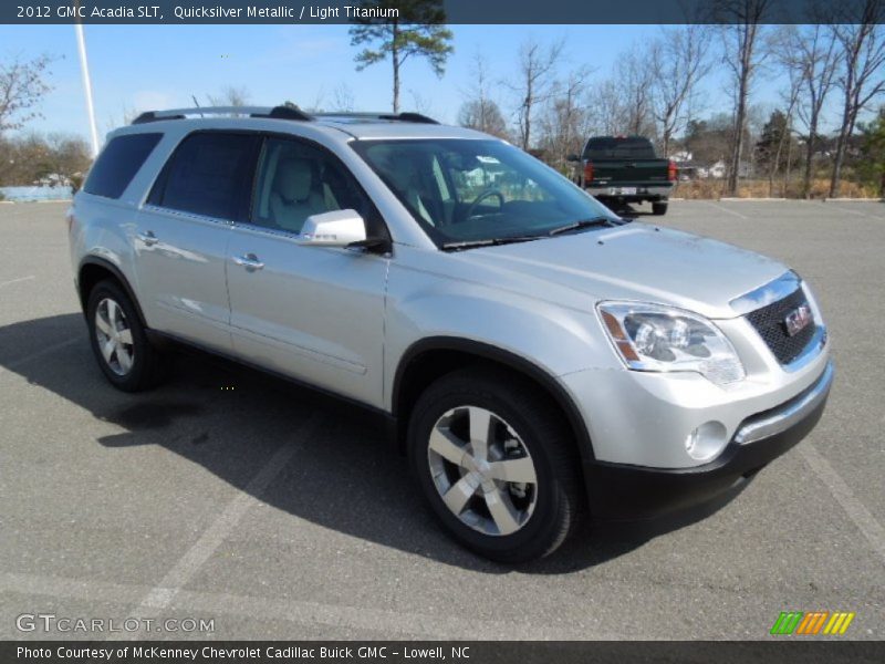 Quicksilver Metallic / Light Titanium 2012 GMC Acadia SLT