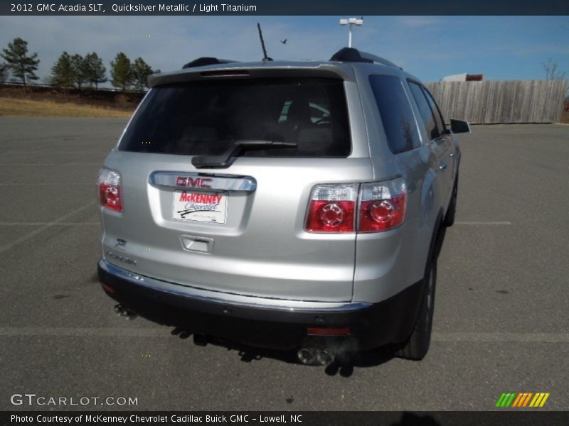 Quicksilver Metallic / Light Titanium 2012 GMC Acadia SLT