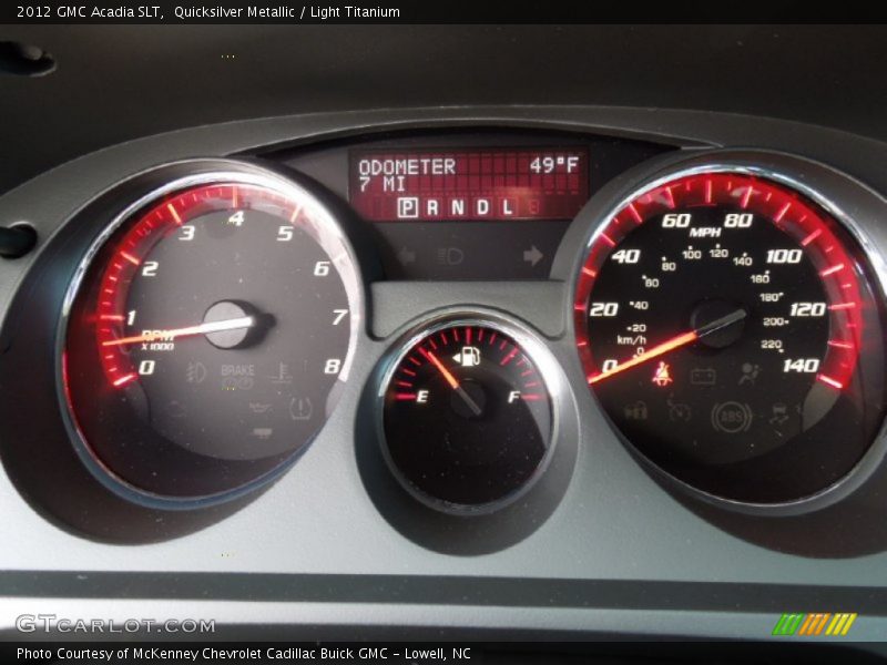 Quicksilver Metallic / Light Titanium 2012 GMC Acadia SLT
