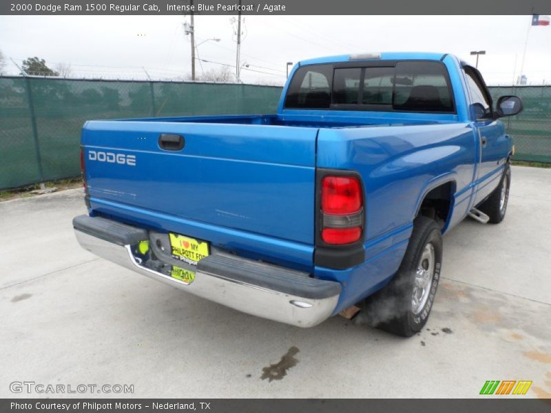 Intense Blue Pearlcoat / Agate 2000 Dodge Ram 1500 Regular Cab