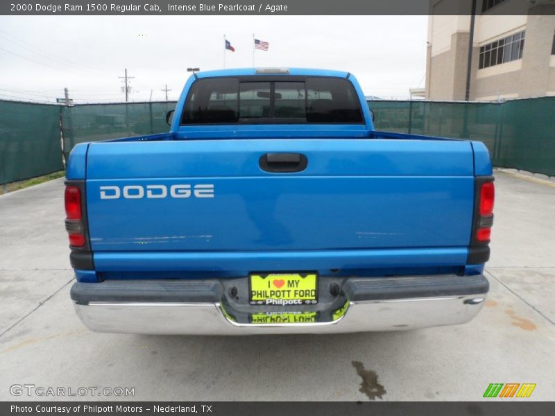 Intense Blue Pearlcoat / Agate 2000 Dodge Ram 1500 Regular Cab