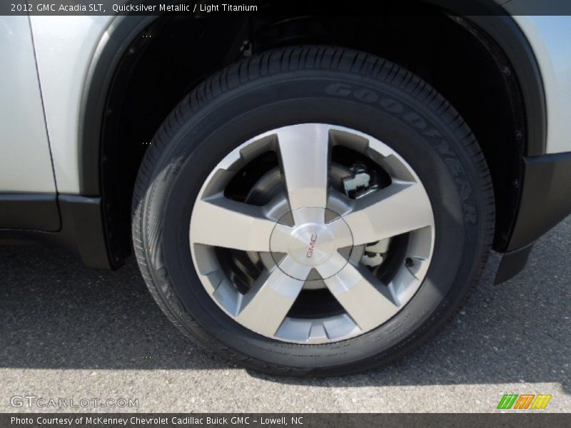 Quicksilver Metallic / Light Titanium 2012 GMC Acadia SLT