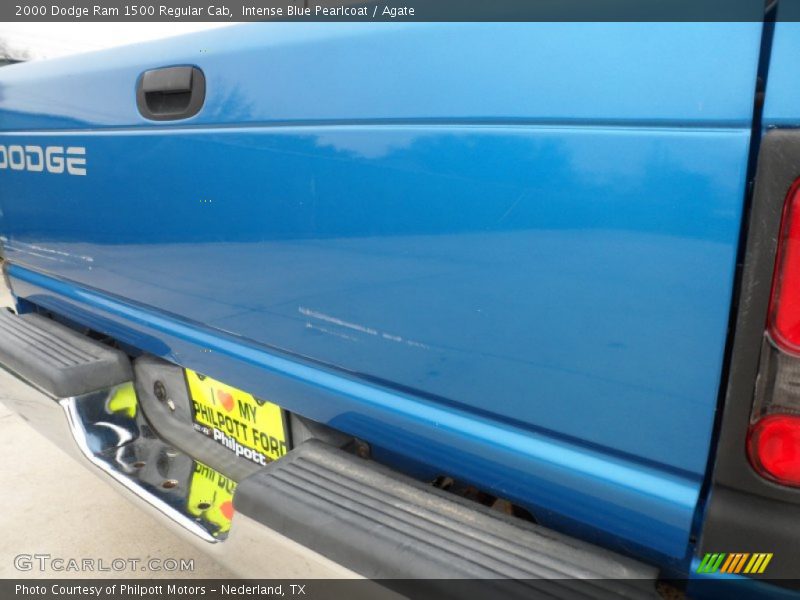 Intense Blue Pearlcoat / Agate 2000 Dodge Ram 1500 Regular Cab