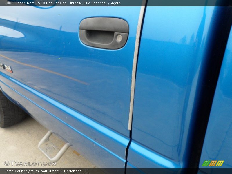 Intense Blue Pearlcoat / Agate 2000 Dodge Ram 1500 Regular Cab