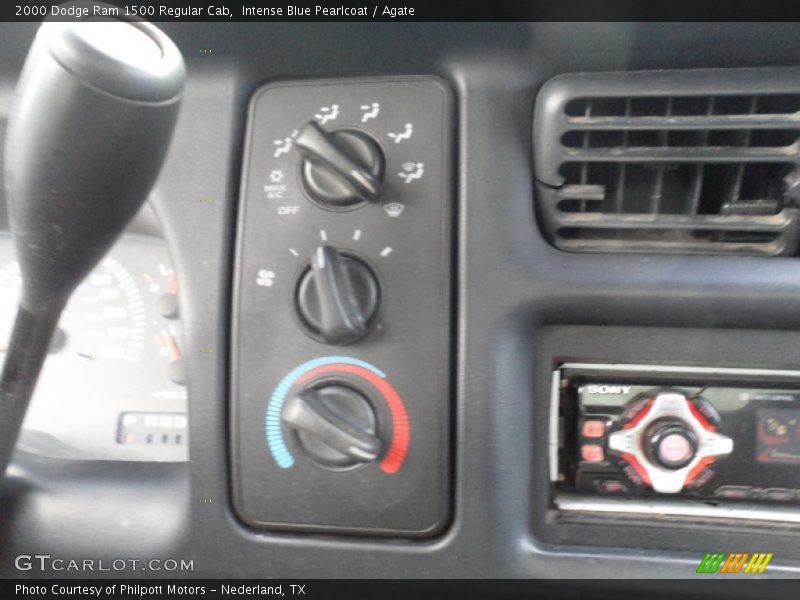 Intense Blue Pearlcoat / Agate 2000 Dodge Ram 1500 Regular Cab