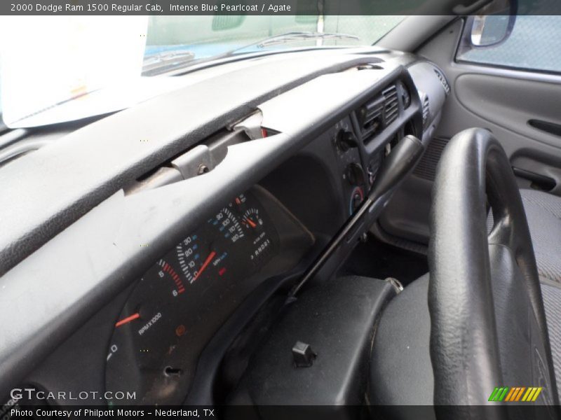 Intense Blue Pearlcoat / Agate 2000 Dodge Ram 1500 Regular Cab