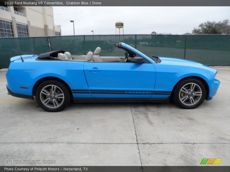  2010 Mustang V6 Convertible Grabber Blue