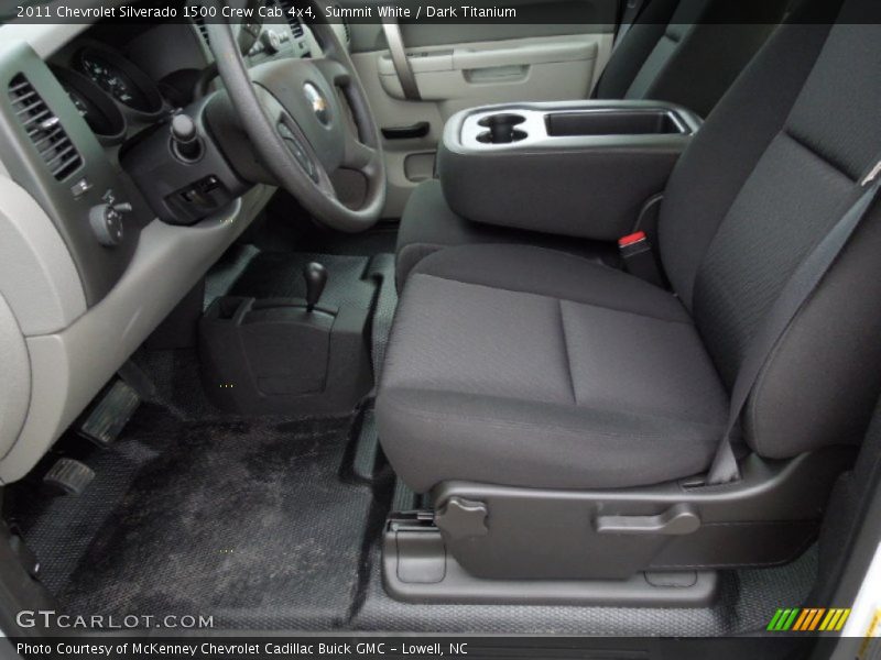 Summit White / Dark Titanium 2011 Chevrolet Silverado 1500 Crew Cab 4x4
