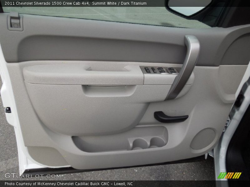Summit White / Dark Titanium 2011 Chevrolet Silverado 1500 Crew Cab 4x4