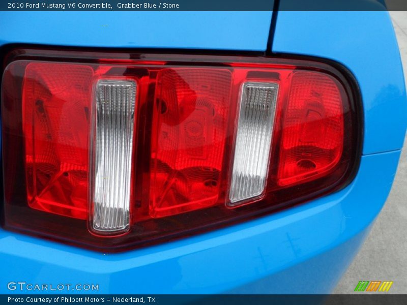 Grabber Blue / Stone 2010 Ford Mustang V6 Convertible