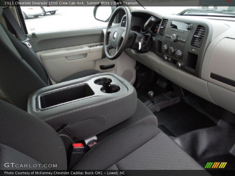 Summit White / Dark Titanium 2011 Chevrolet Silverado 1500 Crew Cab 4x4