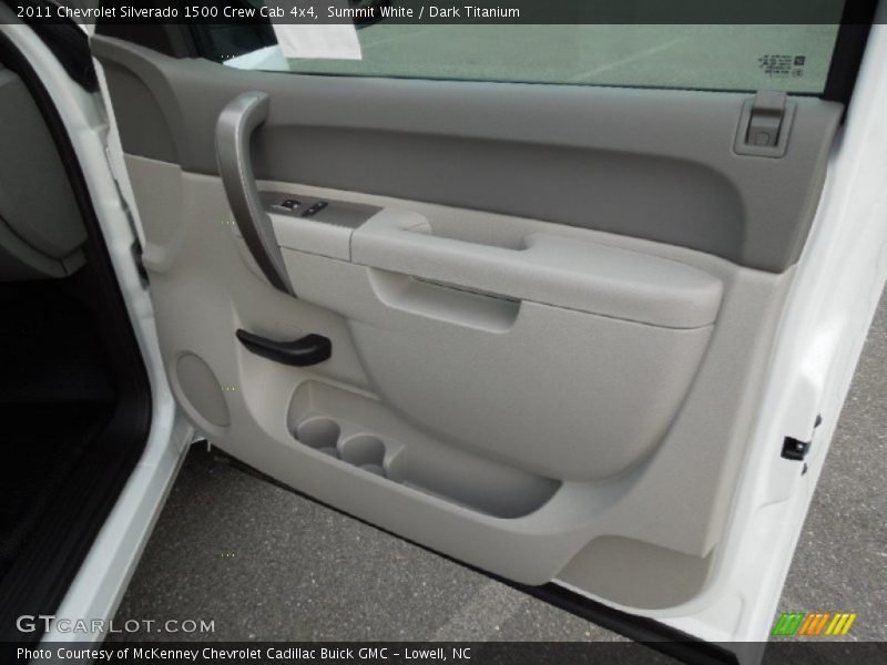 Summit White / Dark Titanium 2011 Chevrolet Silverado 1500 Crew Cab 4x4