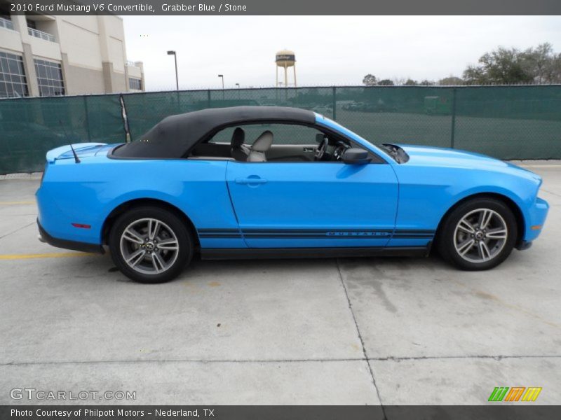  2010 Mustang V6 Convertible Grabber Blue