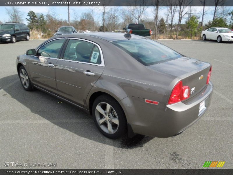 Mocha Steel Metallic / Ebony 2012 Chevrolet Malibu LT