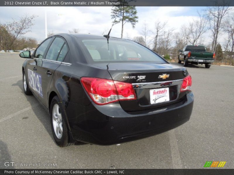 Black Granite Metallic / Medium Titanium 2012 Chevrolet Cruze LT