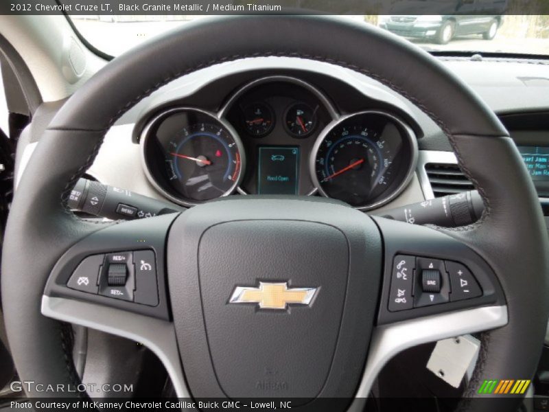 Black Granite Metallic / Medium Titanium 2012 Chevrolet Cruze LT