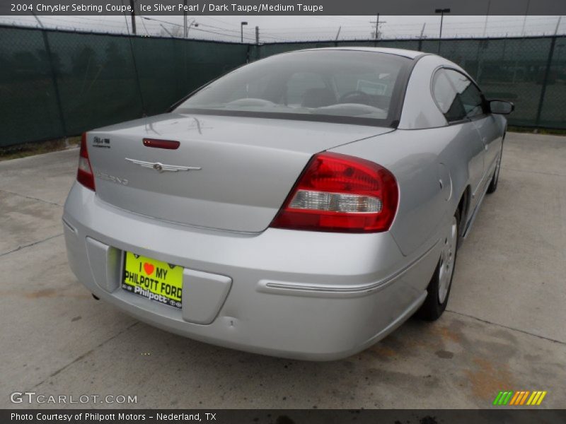 Ice Silver Pearl / Dark Taupe/Medium Taupe 2004 Chrysler Sebring Coupe