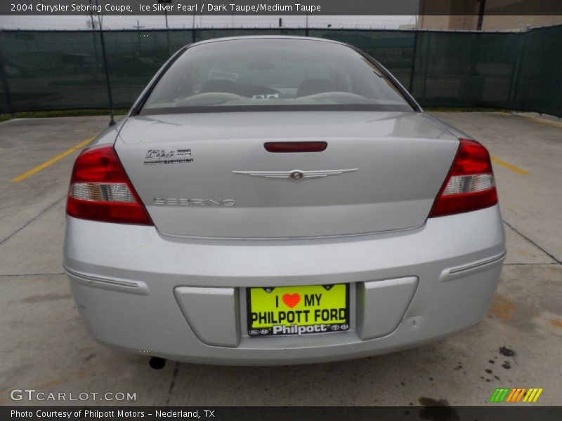 Ice Silver Pearl / Dark Taupe/Medium Taupe 2004 Chrysler Sebring Coupe