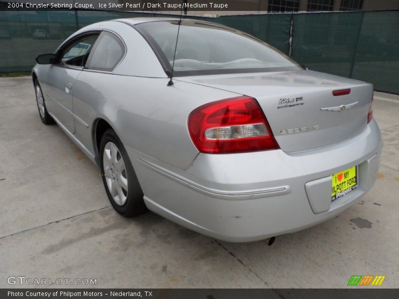 Ice Silver Pearl / Dark Taupe/Medium Taupe 2004 Chrysler Sebring Coupe