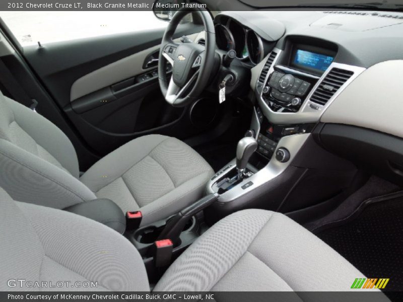 Black Granite Metallic / Medium Titanium 2012 Chevrolet Cruze LT