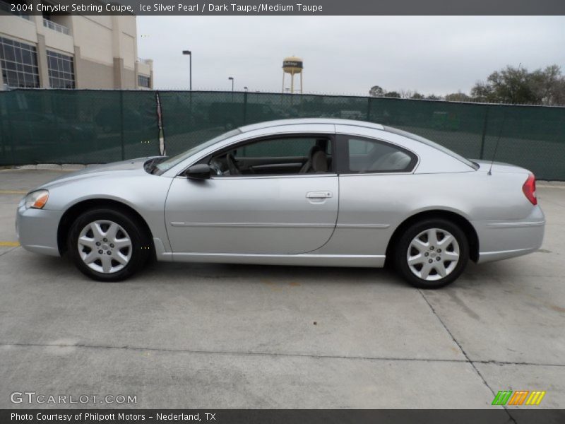 Ice Silver Pearl / Dark Taupe/Medium Taupe 2004 Chrysler Sebring Coupe