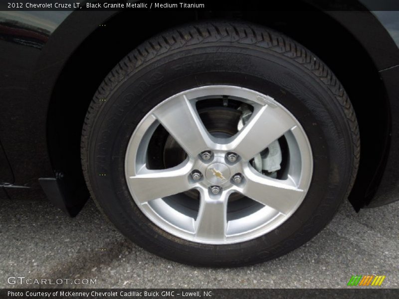 Black Granite Metallic / Medium Titanium 2012 Chevrolet Cruze LT