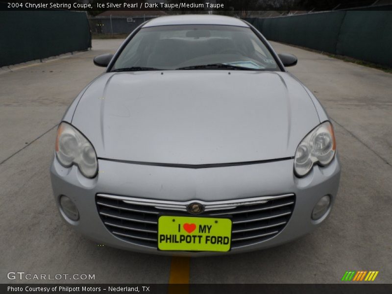 Ice Silver Pearl / Dark Taupe/Medium Taupe 2004 Chrysler Sebring Coupe