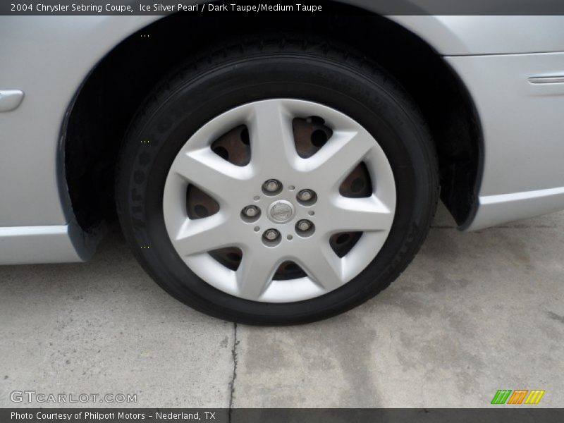 Ice Silver Pearl / Dark Taupe/Medium Taupe 2004 Chrysler Sebring Coupe